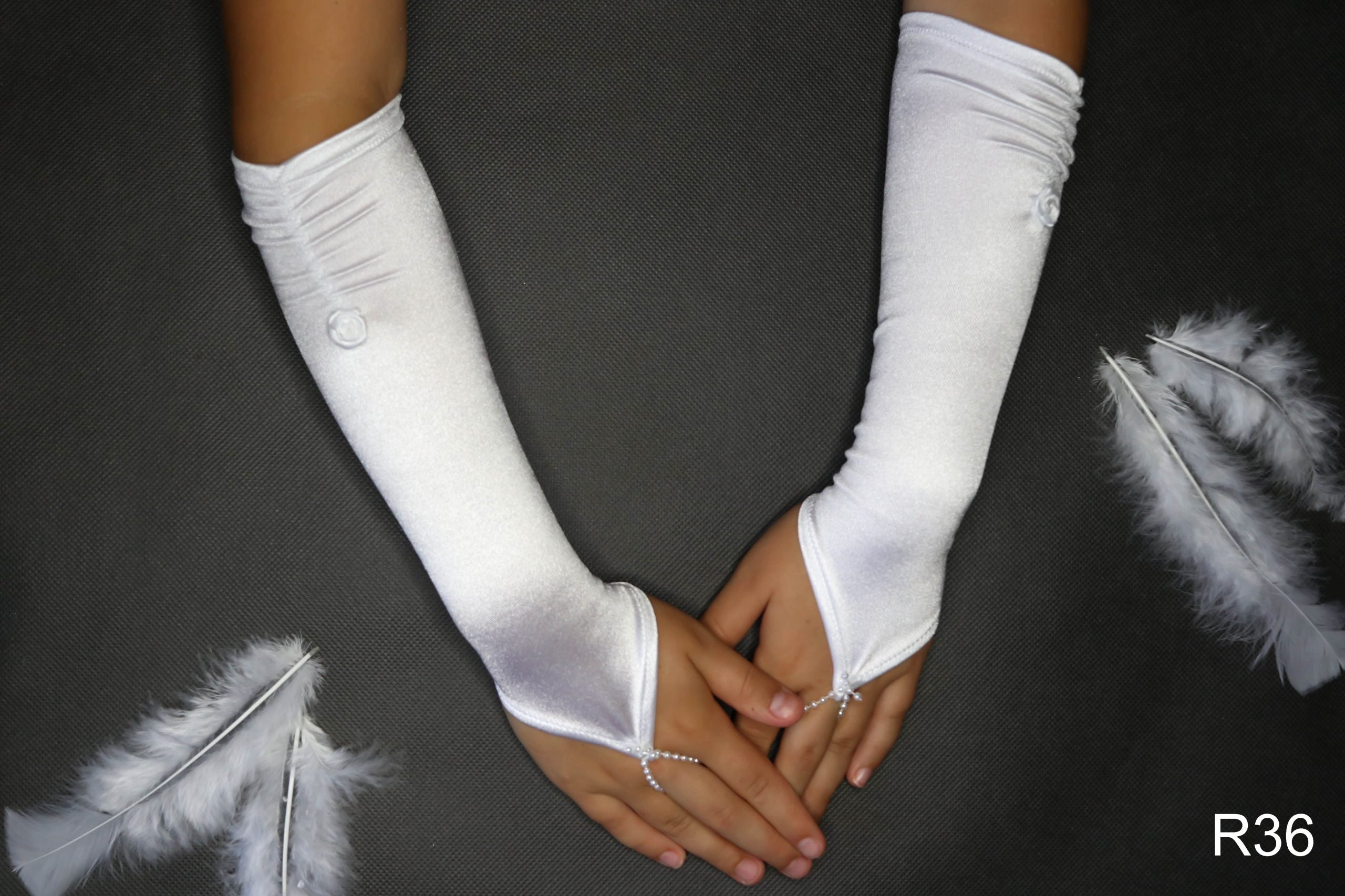 RĘKAWICZKI BEZ PALCÓW 36