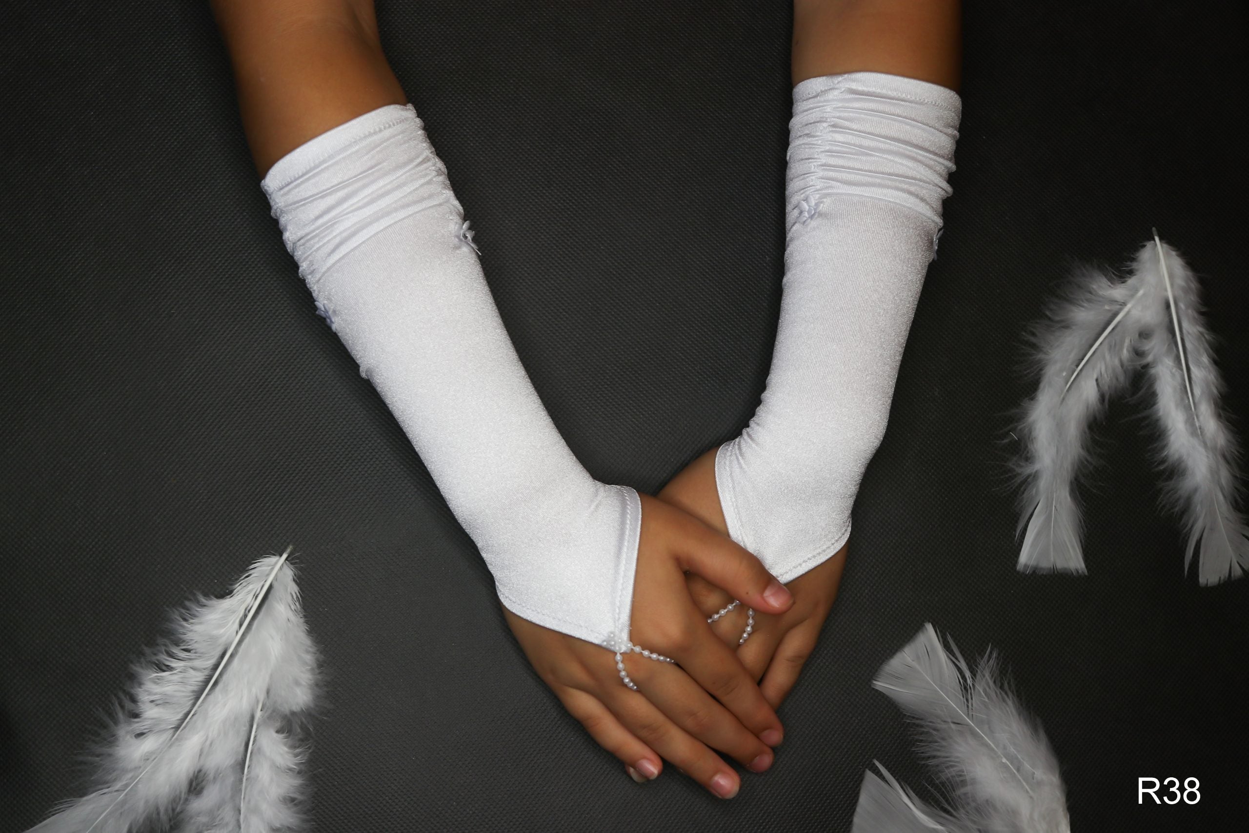 RĘKAWICZKI BEZ PALCÓW 38